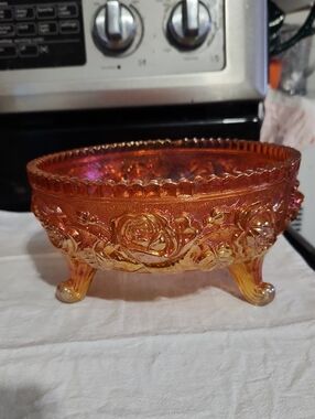 Vintage Glass Company Lustre Rose Bowl